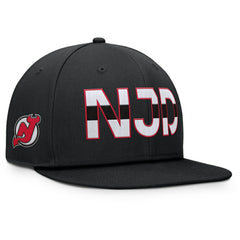NHL Black New Jersey Devils Fanatics Authentic Pro Rink Snapback Hat