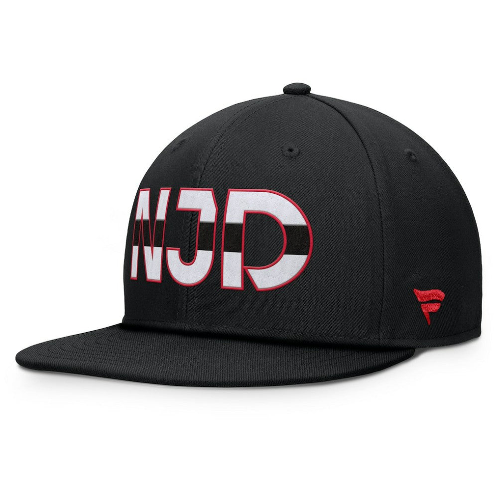 NHL Black New Jersey Devils Fanatics Authentic Pro Rink Snapback Hat