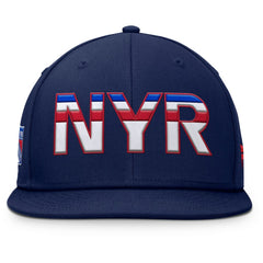NHL Navy New York Rangers Fanatics Authentic Pro Rink Snapback Hat
