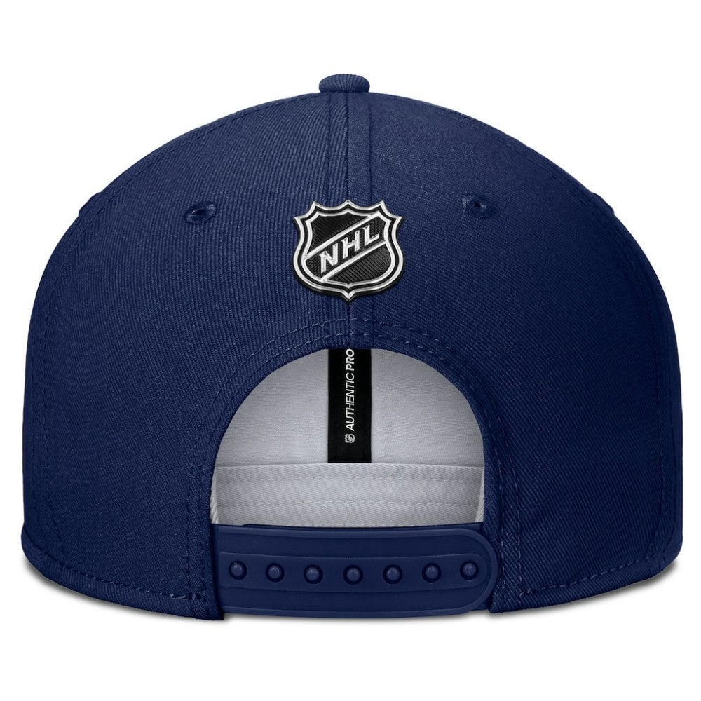 NHL Navy New York Rangers Fanatics Authentic Pro Rink Snapback Hat