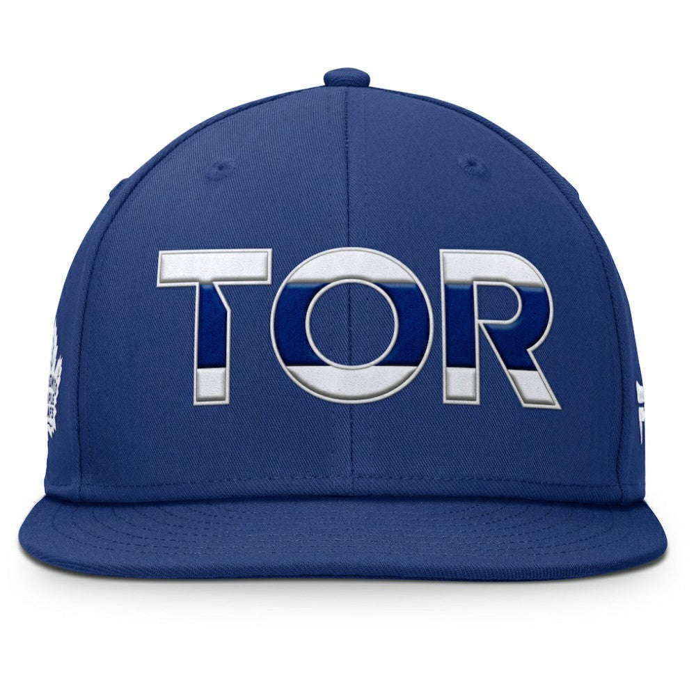 NHL Blue Toronto Maple Leafs Fanatics Authentic Pro Rink Snapback Hat