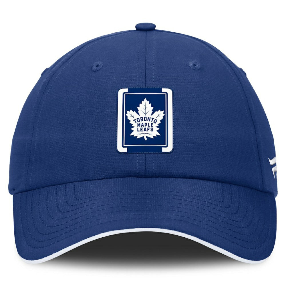 NHL Blue/White Toronto Maple Leafs Fanatics Authentic Pro Ripstop Adjustable Hat