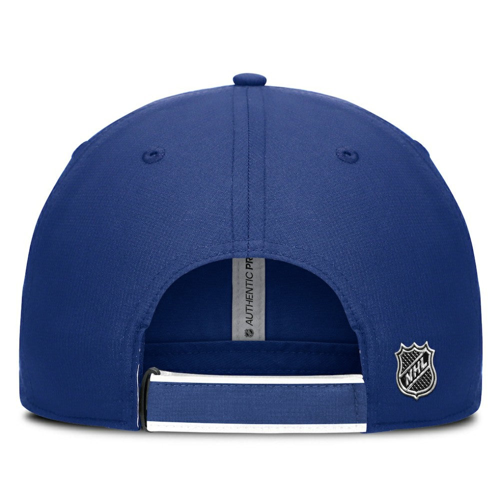 NHL Blue/White Toronto Maple Leafs Fanatics Authentic Pro Ripstop Adjustable Hat