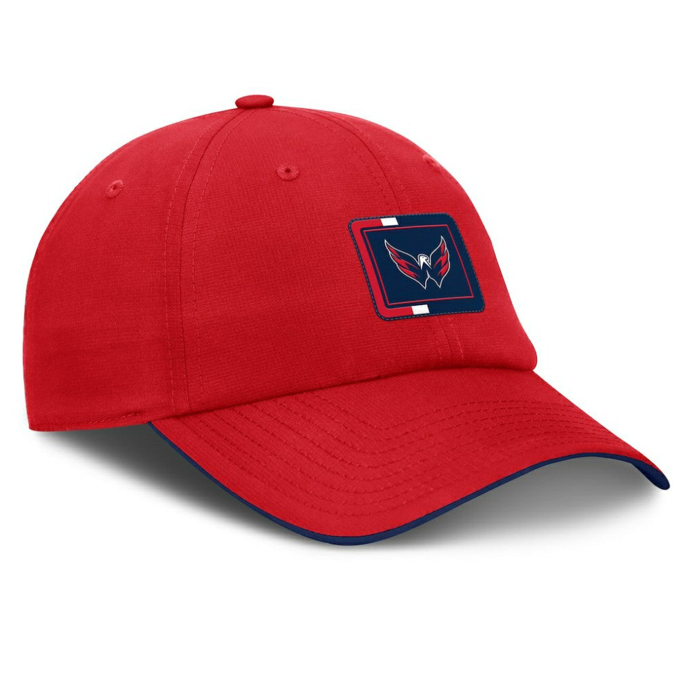 NHL Red/Navy Washington Capitals Fanatics Authentic Pro Ripstop Adjustable Hat
