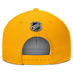 NHL Gold Boston Bruins Fanatics Authentic Pro Team Rink Snapback Hat