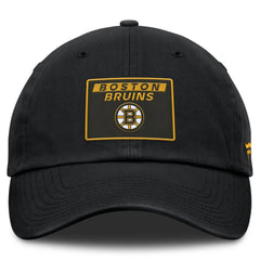 NHL Black Boston Bruins Fanatics Women's Authentic Pro Rink Adjustable Hat
