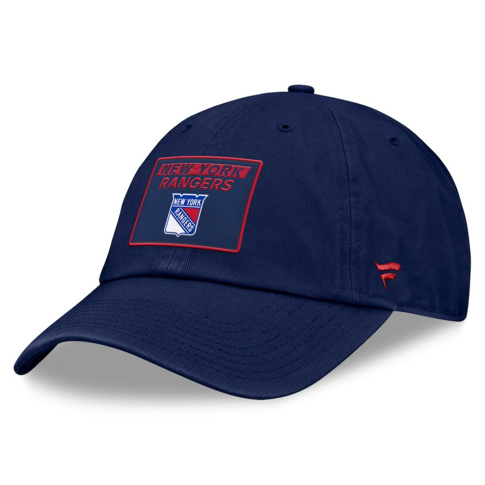 NHL Navy New York Rangers Fanatics Women's Authentic Pro Rink Adjustable Hat