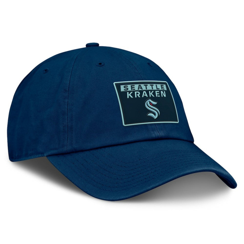 NHL Deep Sea Blue Seattle Kraken Fanatics Women's Authentic Pro Rink Adjustable Hat