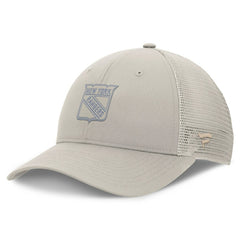 NHL Tan New York Rangers Fanatics Women's Authentic Pro Road Trucker Adjustable Hat