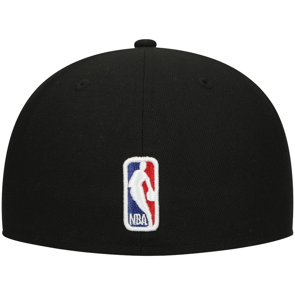 NBA Philadelphia 76ers Blackout Shadow Logo 59FIFTY Fitted Hat