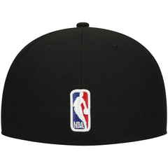 NBA Philadelphia 76ers Blackout Shadow Logo 59FIFTY Fitted Hat