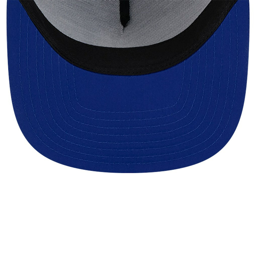 NBA Philadelphia 76ers Puff Print Team Code A-Frame 9FIFTY Trucker Snapback Hat