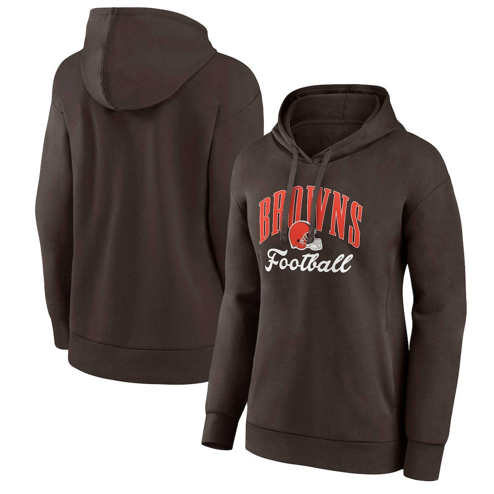 Women's Victory Script Pullover Hoodie - Cleveland Browns