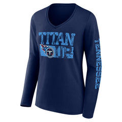 Hometown Sweep Long Sleeve V-Neck T-Shirt - Tennessee Titans