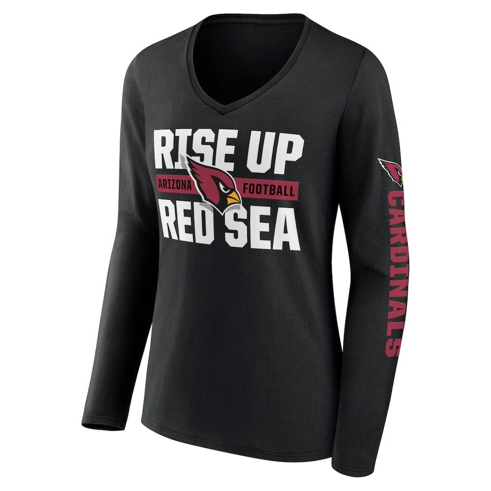 Hometown Sweep Long Sleeve V-Neck T-Shirt - Arizona Cardinals