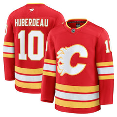 NHL Red Jonathan Huberdeau Calgary Flames Fanatics Home Premium Jersey