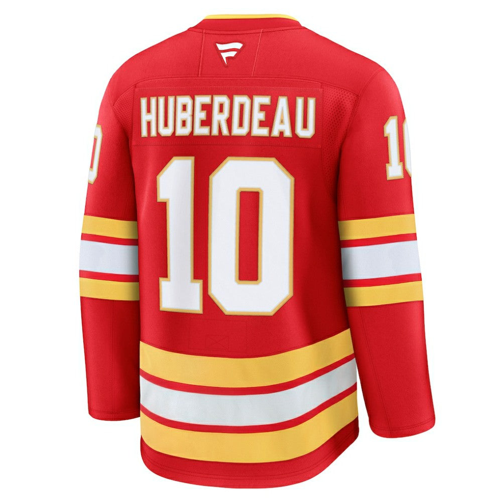 NHL Red Jonathan Huberdeau Calgary Flames Fanatics Home Premium Jersey