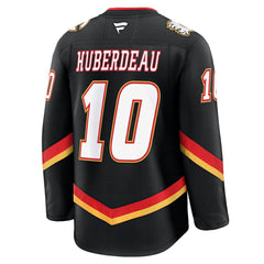 NHL Black Jonathan Huberdeau Calgary Flames Fanatics Alternate Premium Jersey