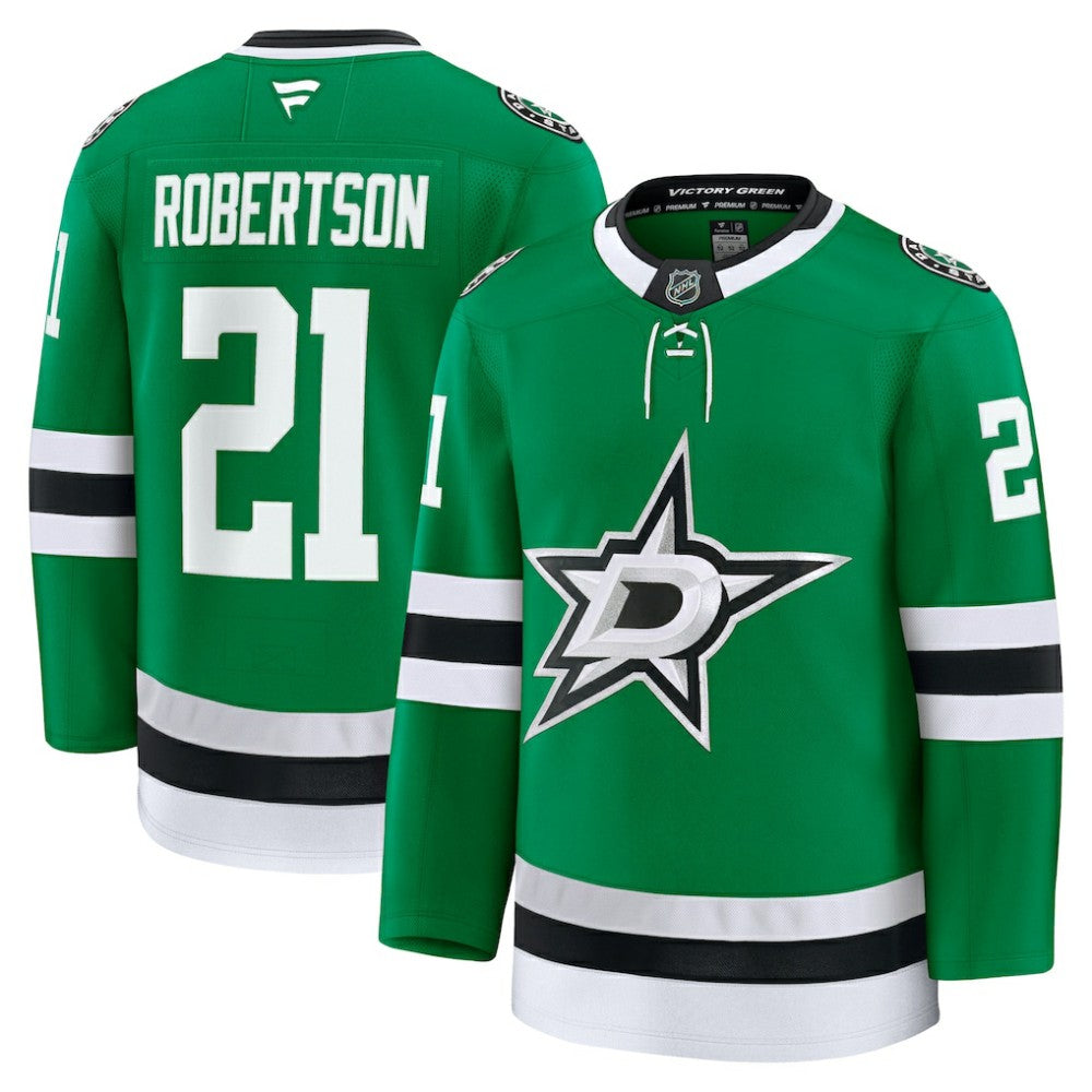 NHL Kelly Green Jason Robertson Dallas Stars Fanatics Home Premium Jersey