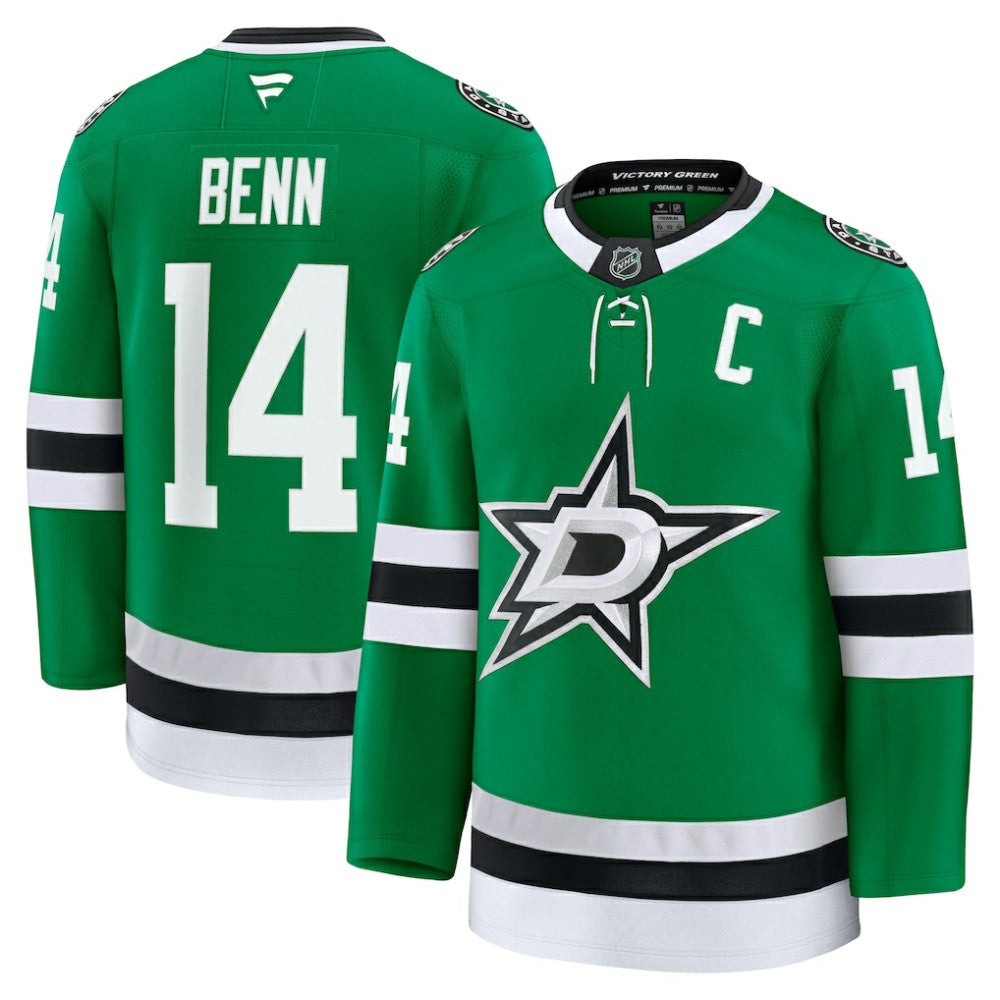 NHL Kelly Green Jamie Benn Dallas Stars Fanatics Home Premium Jersey