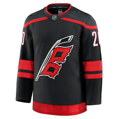 NHL Black Sebastian Aho Carolina Hurricanes Fanatics Home Premium Jersey