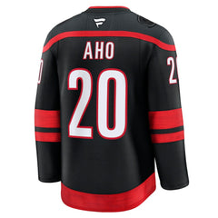 NHL Black Sebastian Aho Carolina Hurricanes Fanatics Home Premium Jersey