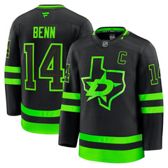 NHL Black Jamie Benn Dallas Stars Fanatics Alternate Premium Jersey