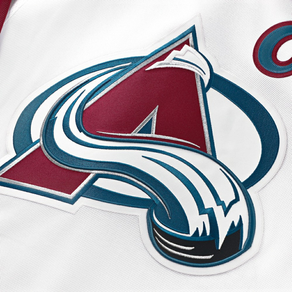NHL White Nathan MacKinnon Colorado Avalanche Fanatics Away Premium Jersey