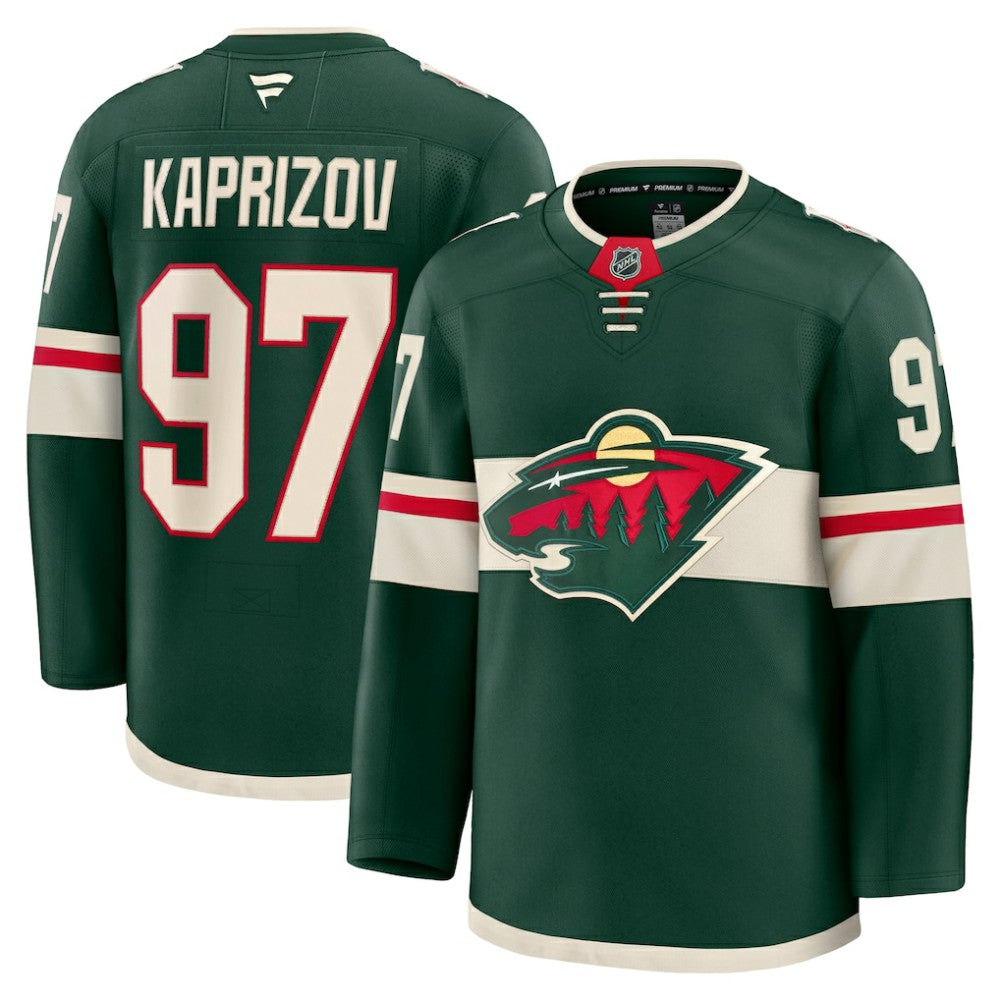 NHL Green Kirill Kaprizov Minnesota Wild Fanatics Home Premium Jersey