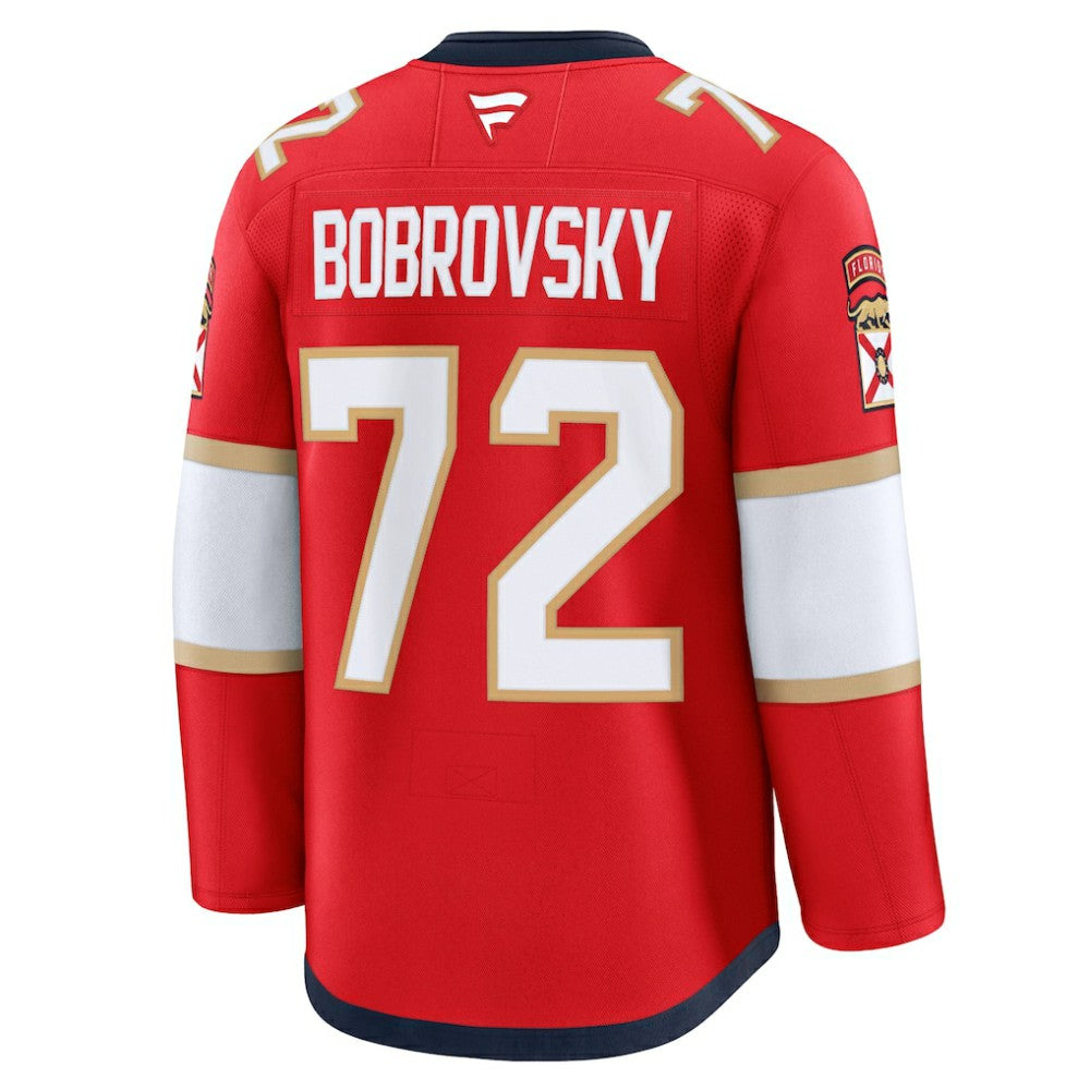 NHL Red Sergei Bobrovsky Florida Panthers Fanatics Premium Jersey