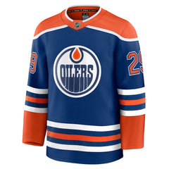 NHL Royal Leon Draisaitl Edmonton Oilers Fanatics Home Premium Jersey