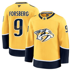 NHL Gold Filip Forsberg Nashville Predators Fanatics Home Premium Jersey