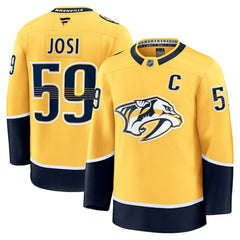 NHL Yellow Roman Josi Nashville Predators Fanatics Home Premium Jersey
