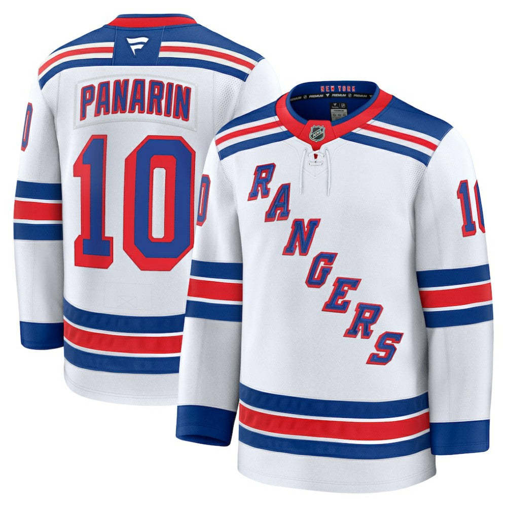 NHL White Artemi Panarin New York Rangers Fanatics Away Premium Jersey