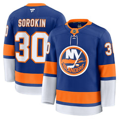 NHL Royal Ilya Sorokin New York Islanders Fanatics Home Premium Jersey