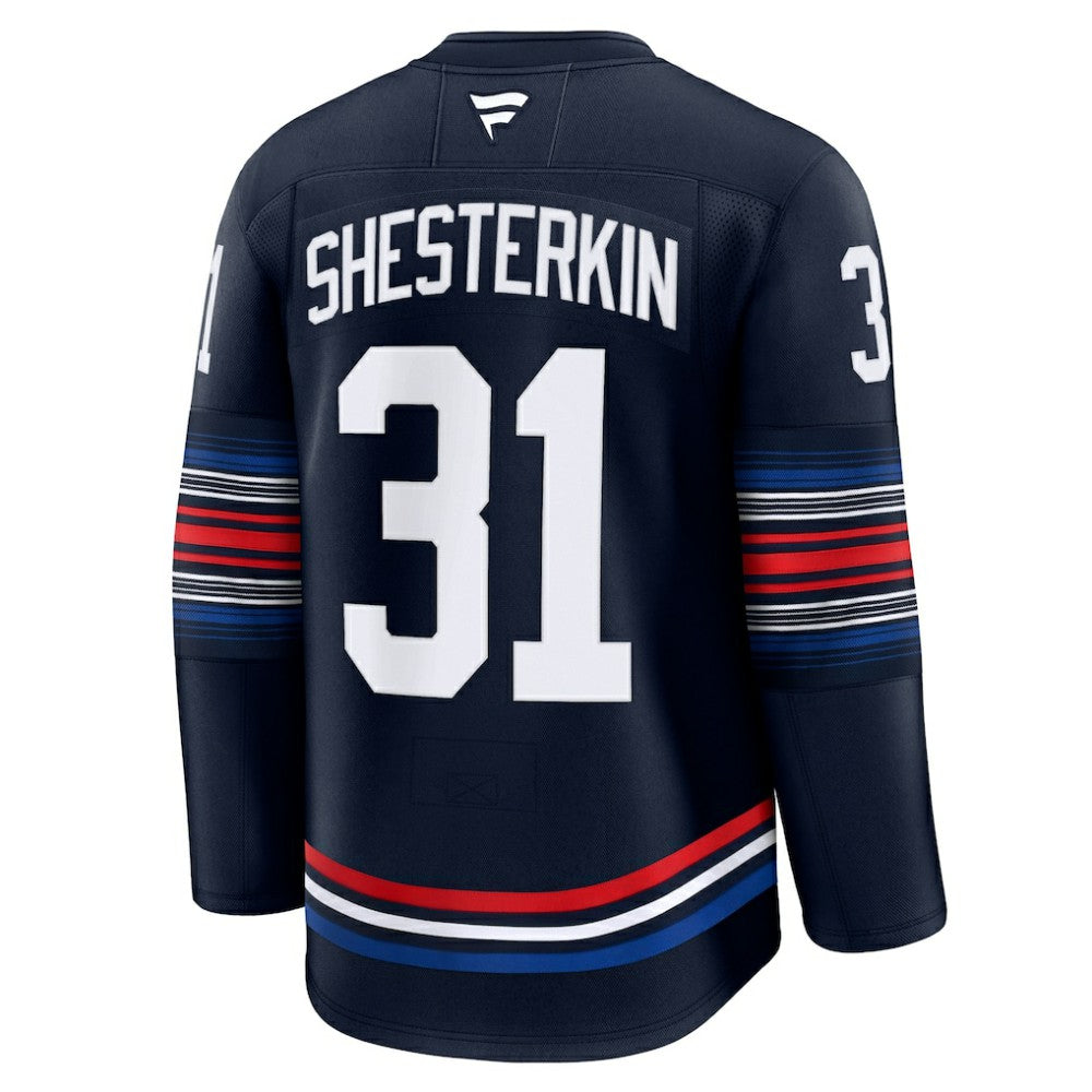 NHL Navy Igor Shesterkin New York Rangers Fanatics Alternate Premium Jersey