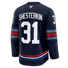 NHL Navy Igor Shesterkin New York Rangers Fanatics Alternate Premium Jersey