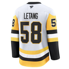 NHL White Kris Letang Pittsburgh Penguins Fanatics Premium Jersey
