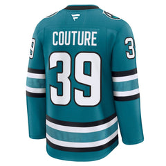 NHL Teal Logan Couture San Jose Sharks Fanatics Home Premium Jersey