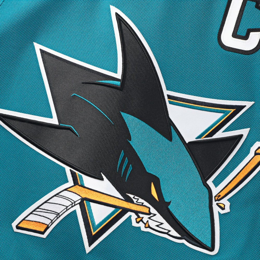 NHL Teal Logan Couture San Jose Sharks Fanatics Home Premium Jersey