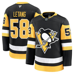 NHL Black Kris Letang Pittsburgh Penguins Fanatics Home Premium Jersey