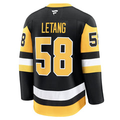 NHL Black Kris Letang Pittsburgh Penguins Fanatics Home Premium Jersey