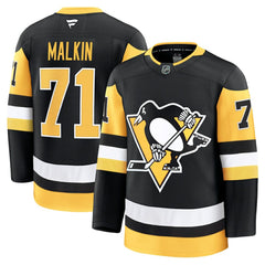 NHL Black Evgeni Malkin Pittsburgh Penguins Fanatics Home Premium Jersey
