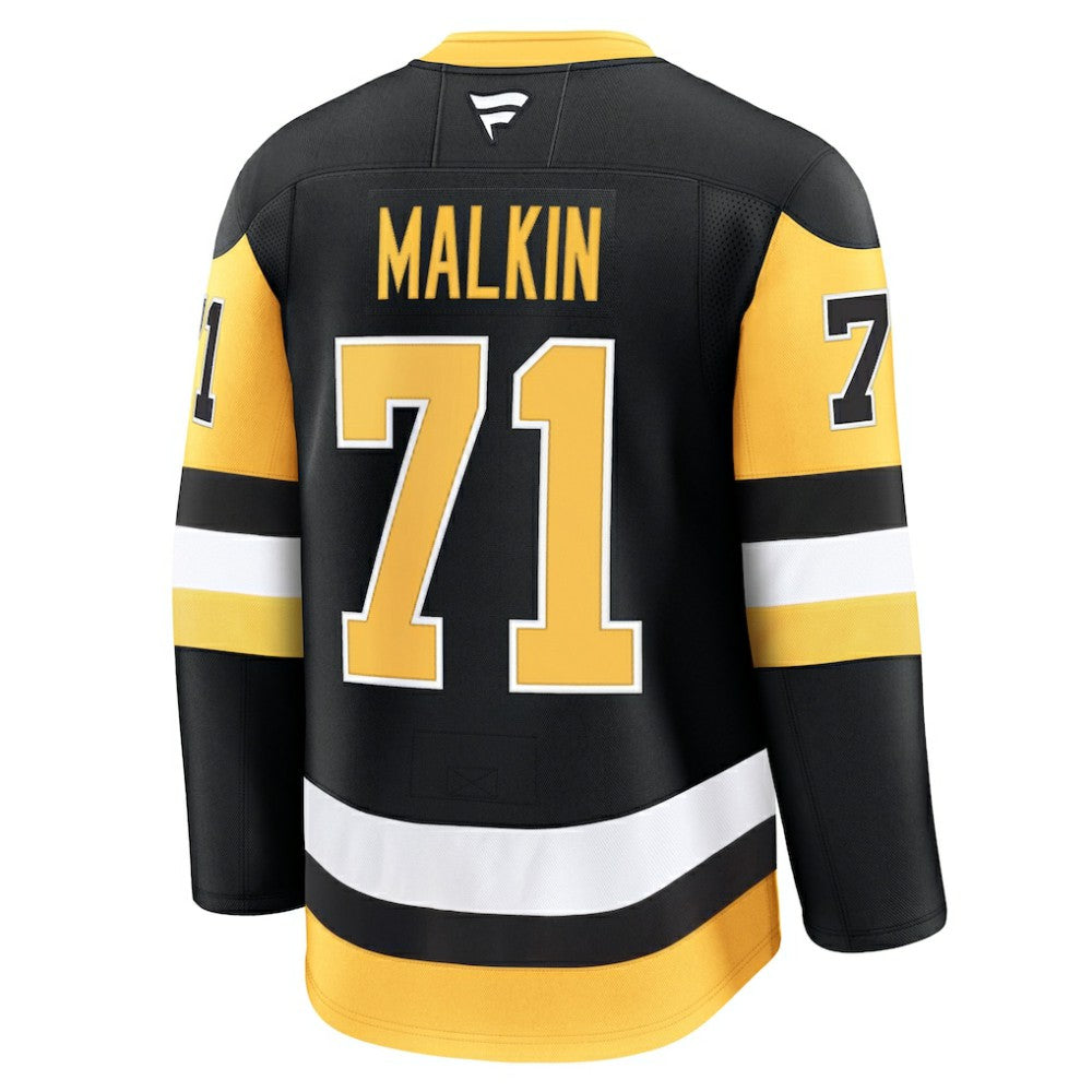 NHL Black Evgeni Malkin Pittsburgh Penguins Fanatics Home Premium Jersey