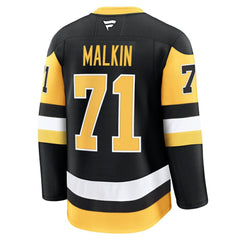 NHL Black Evgeni Malkin Pittsburgh Penguins Fanatics Home Premium Jersey