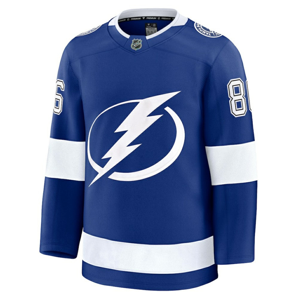 NHL Blue Nikita Kucherov Tampa Bay Lightning Fanatics Home Premium Jersey