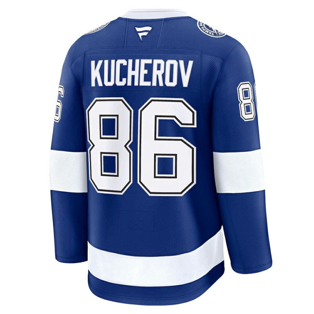 NHL Blue Nikita Kucherov Tampa Bay Lightning Fanatics Home Premium Jersey