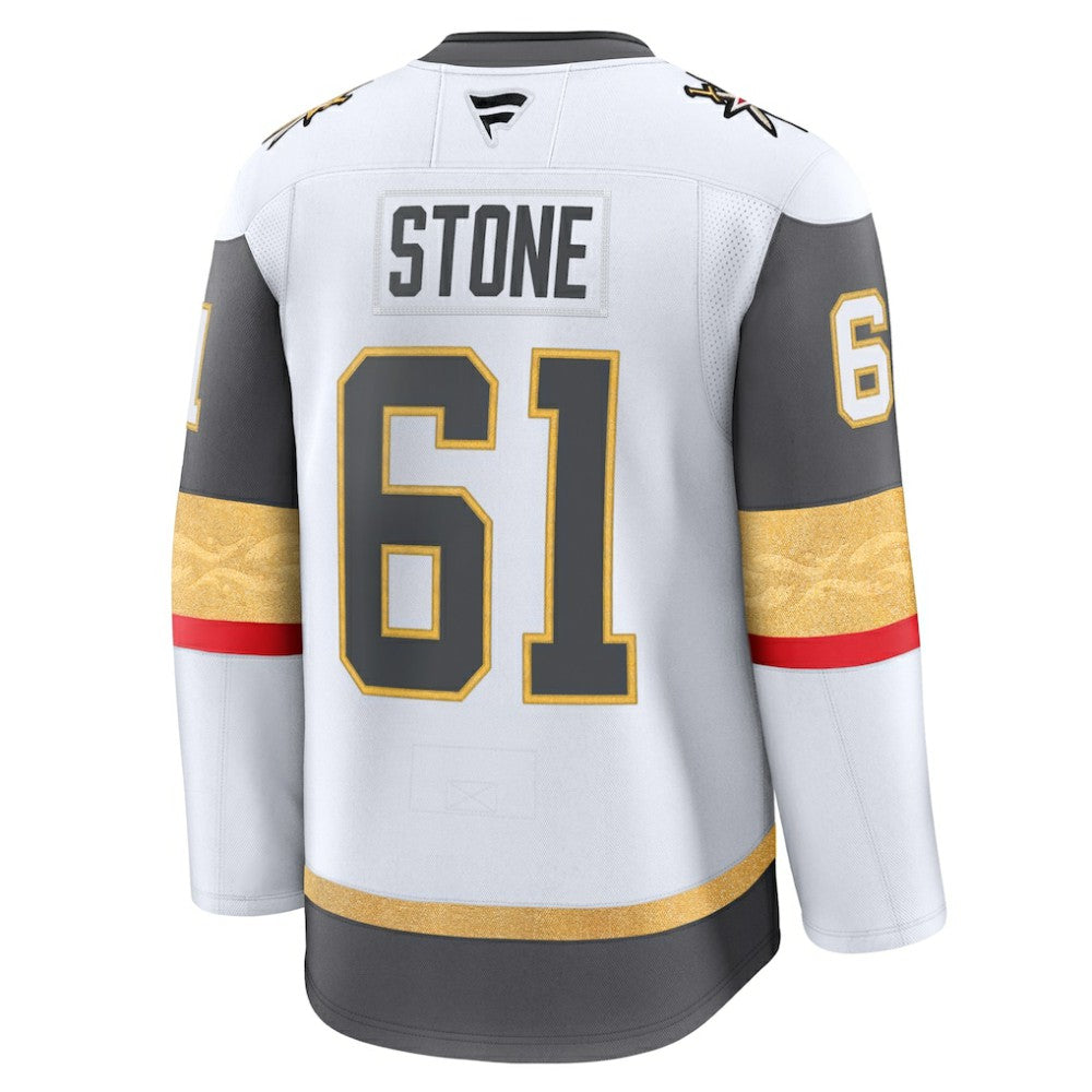 NHL White Mark Stone Vegas Golden Knights Fanatics Away Premium Jersey