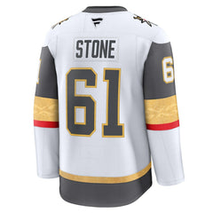 NHL White Mark Stone Vegas Golden Knights Fanatics Away Premium Jersey