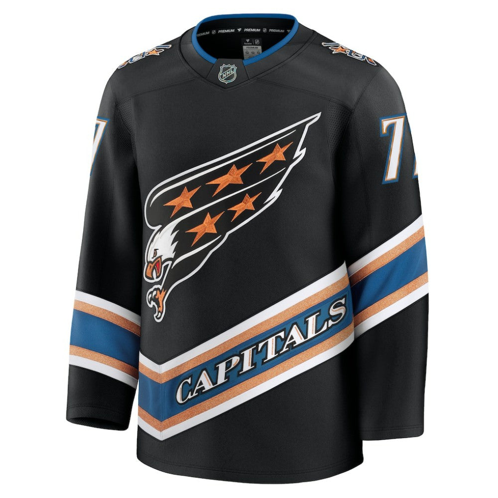 NHL Black TJ Oshie Washington Capitals Fanatics Alternate 50th Anniversary Premium Jersey